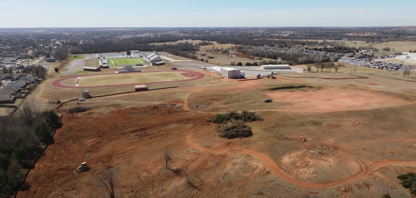 Site grading and earthwork for the OU overflow parking facility