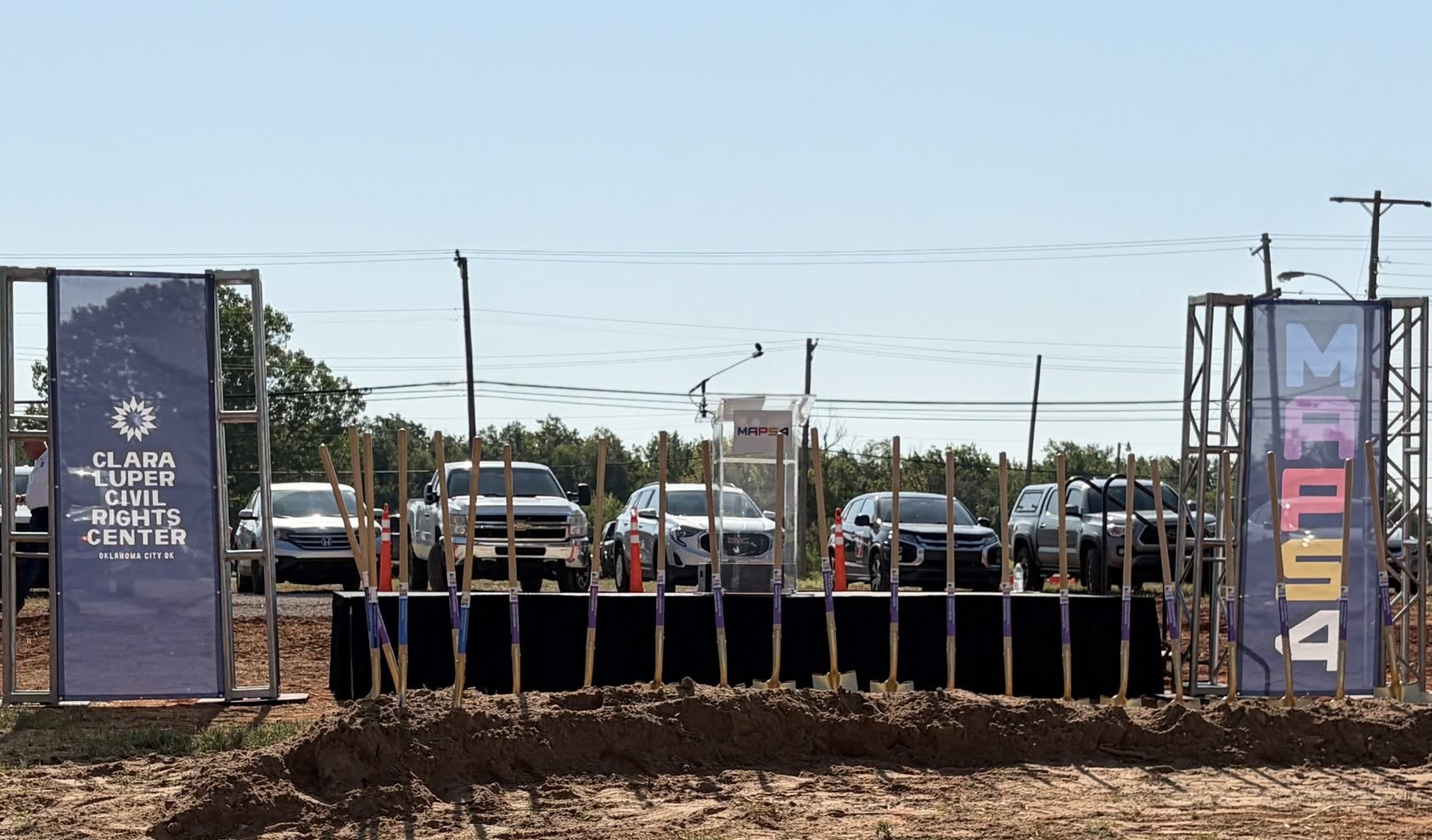 Site grading and earthwork for the OU overflow parking facility